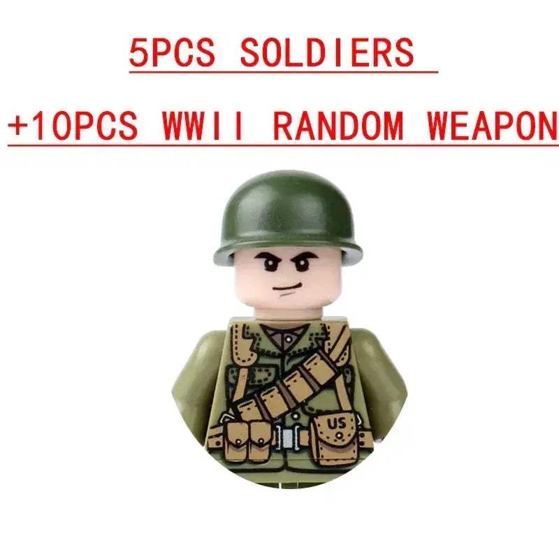 Lego Compatible Military Building Blocks Set With Weapons - ToylandEU
