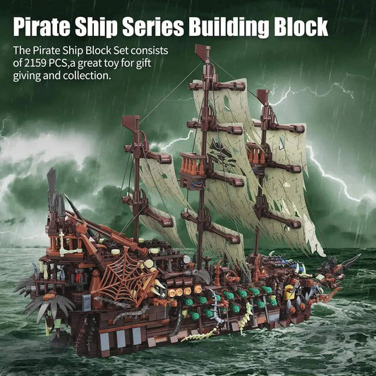  Lego Compatible Pirate Ship Building Blocks With Light LED -  ToylandEU™