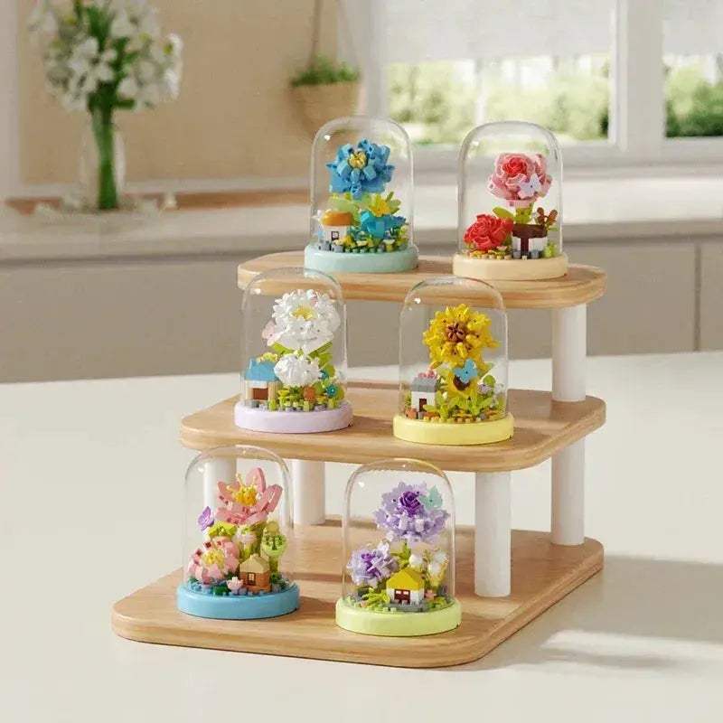 MOC Lego Compatible Potted Eternal Flower Building Block - ToylandEU