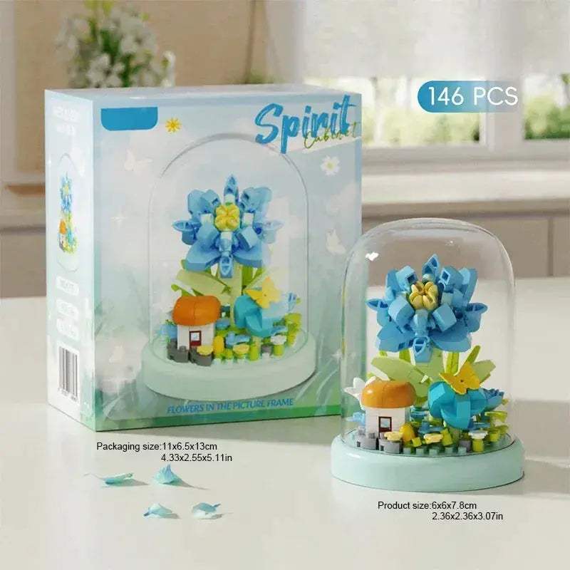 MOC Lego Compatible Potted Eternal Flower Building Block - ToylandEU