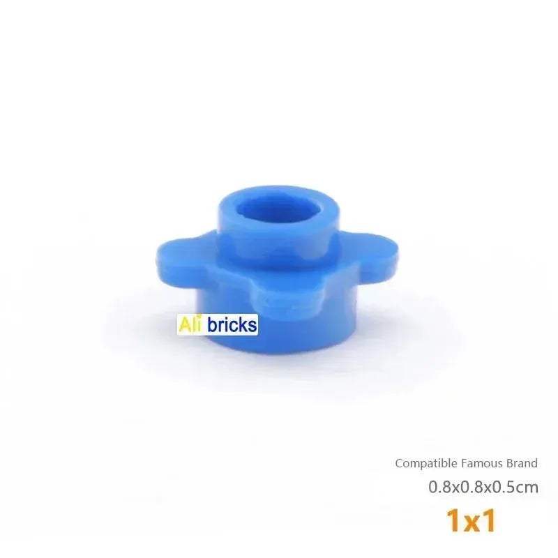 MOC Lego Compatible Round 1x1 Flower Edge Plates Multi Color Blocks - ToylandEU