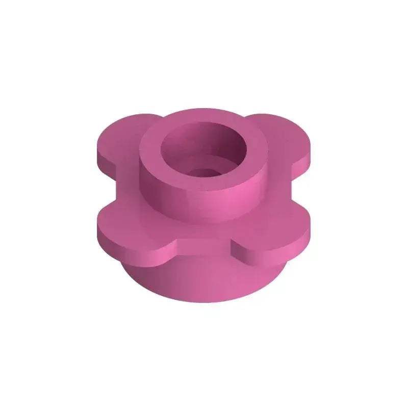 MOC Lego Compatible Round 1x1 Flower Edge Plates Multi Color Blocks - ToylandEU