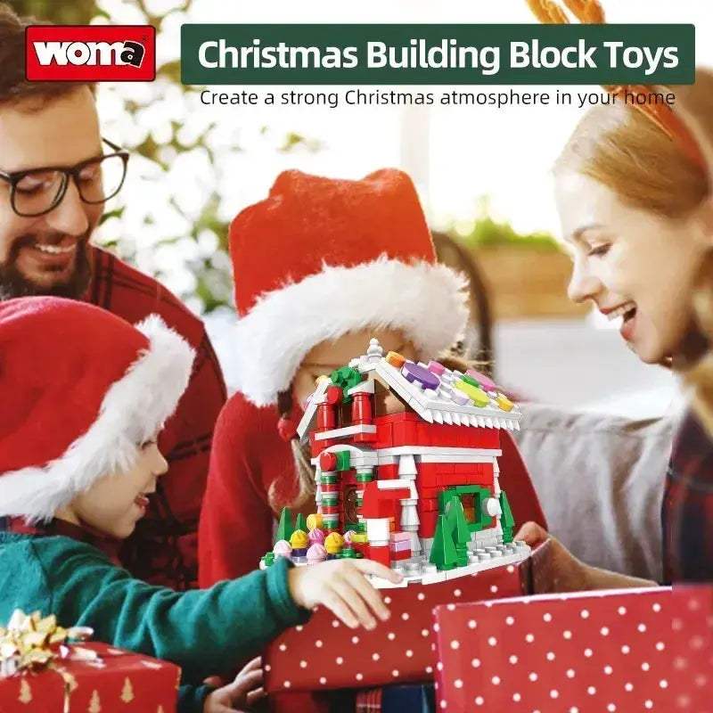 Lego Compatible Winter Village Christmas House Building Blocks - ToylandEU
