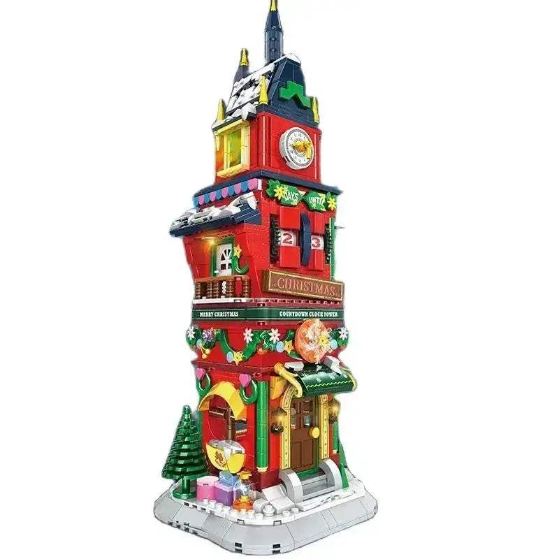 Lego Compatible Winter Village Christmas House Building Blocks - ToylandEU