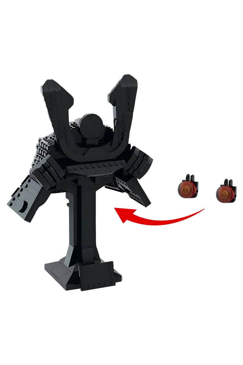 MOC Lord Garmadon Helmet Model Building Blocks Building Bricks MOC Gift - ToylandEU