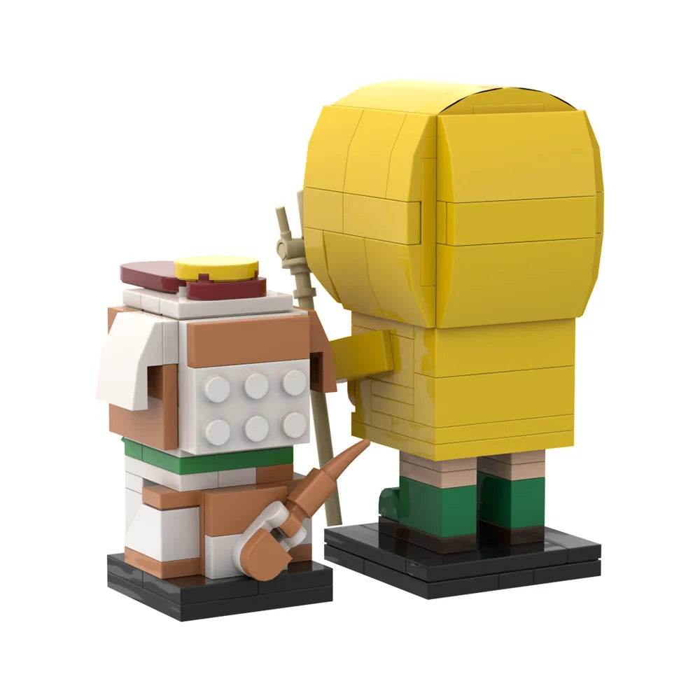 MOC Luce BrickheadZ Model Building Blocks Anime Girl Figure Building Bricks MOC - ToylandEU