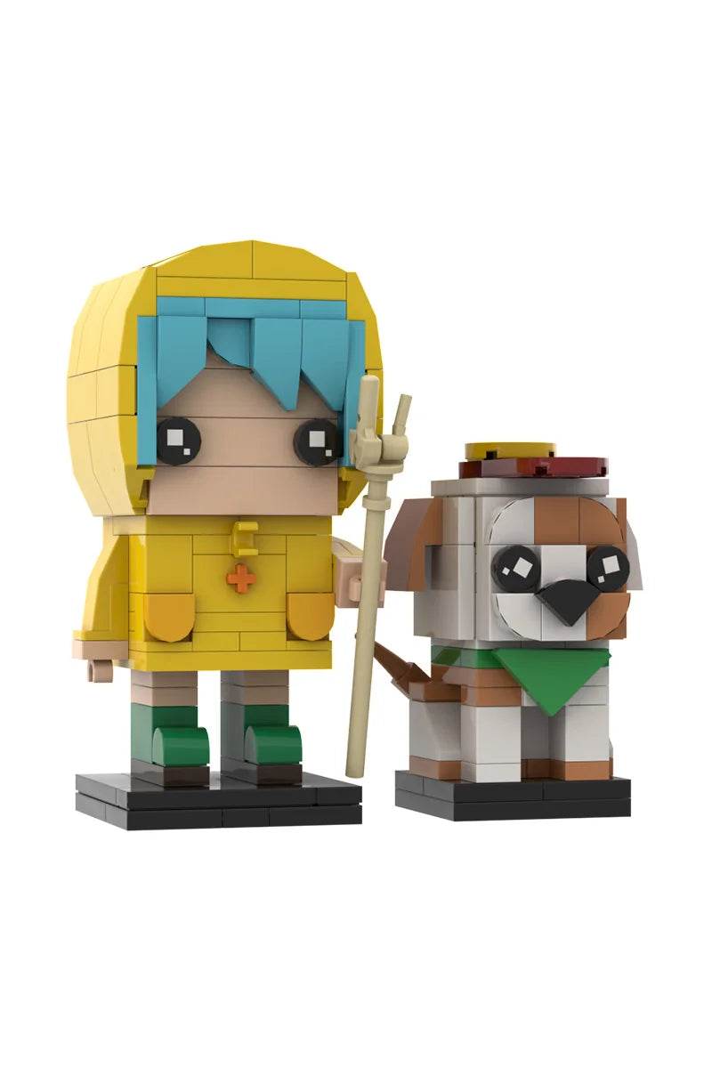 MOC Luce BrickheadZ Model Building Blocks Anime Girl Figure Building Bricks MOC - ToylandEU