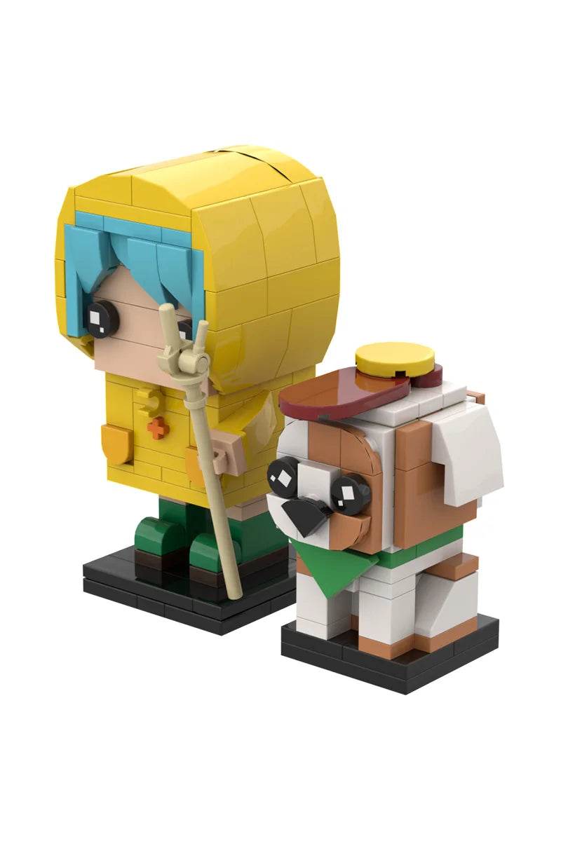 MOC Luce BrickheadZ Model Building Blocks Anime Girl Figure Building Bricks MOC - ToylandEU