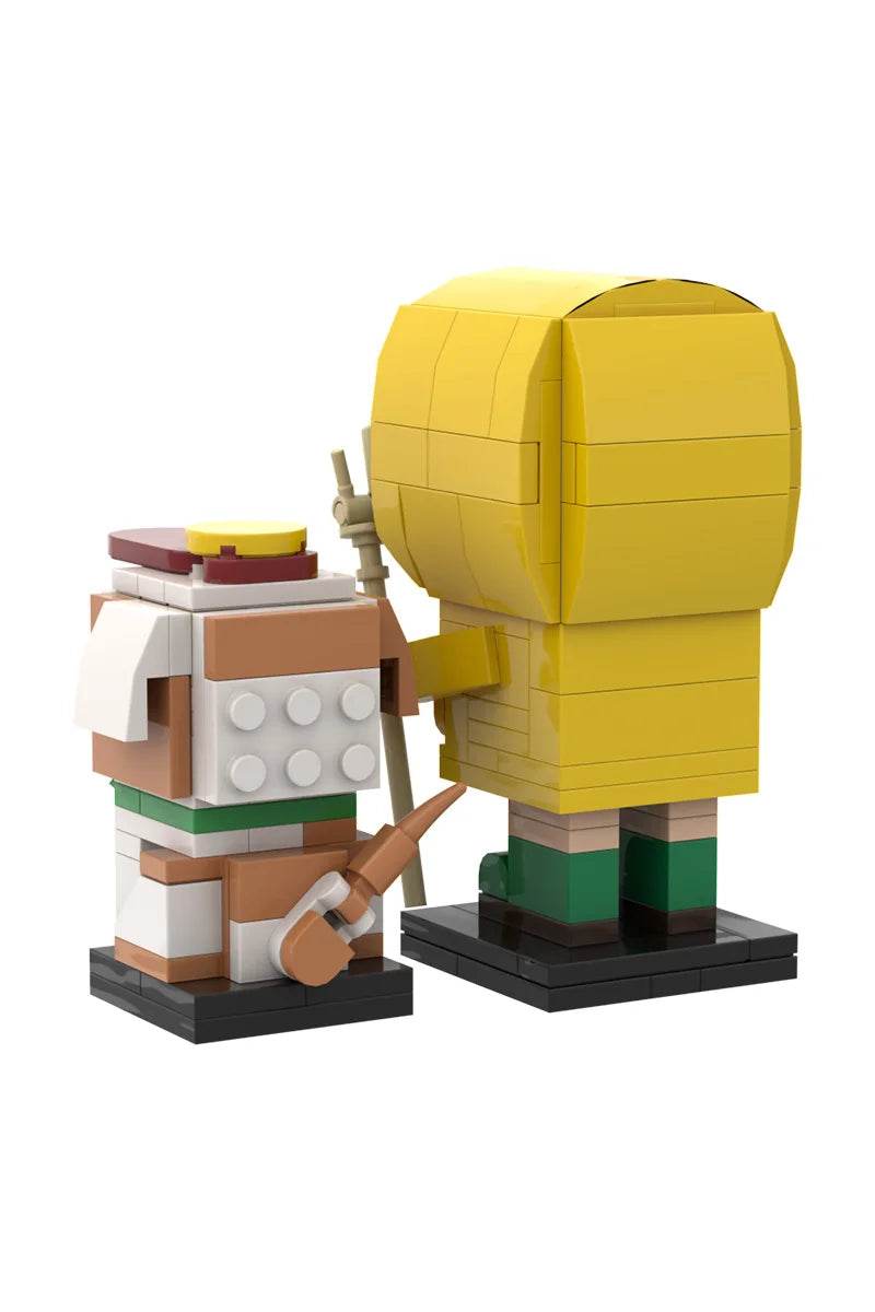 MOC Luce BrickheadZ Model Building Blocks Anime Girl Figure Building Bricks MOC - ToylandEU