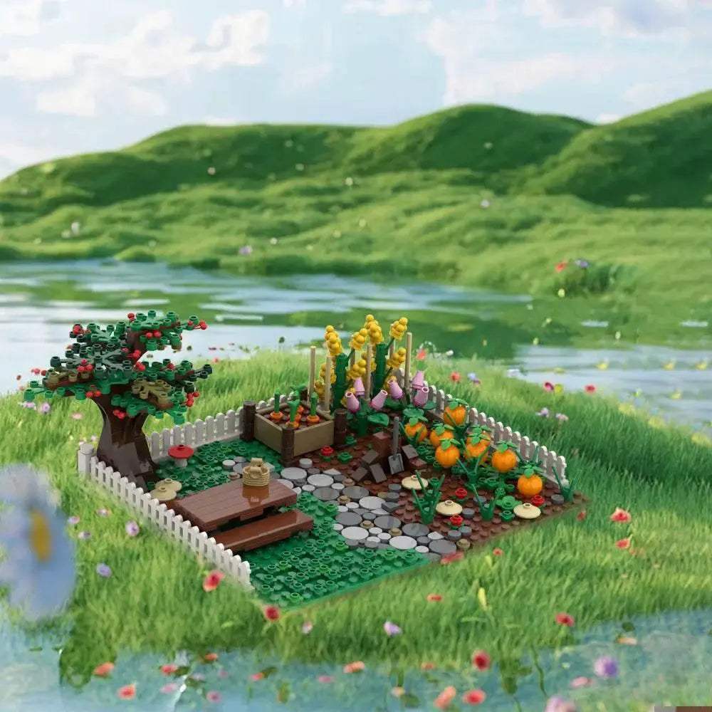MOC-117694 Garden Building Blocks Plant Bonsai Tree DIY Gift Building Bricks MOC - ToylandEU