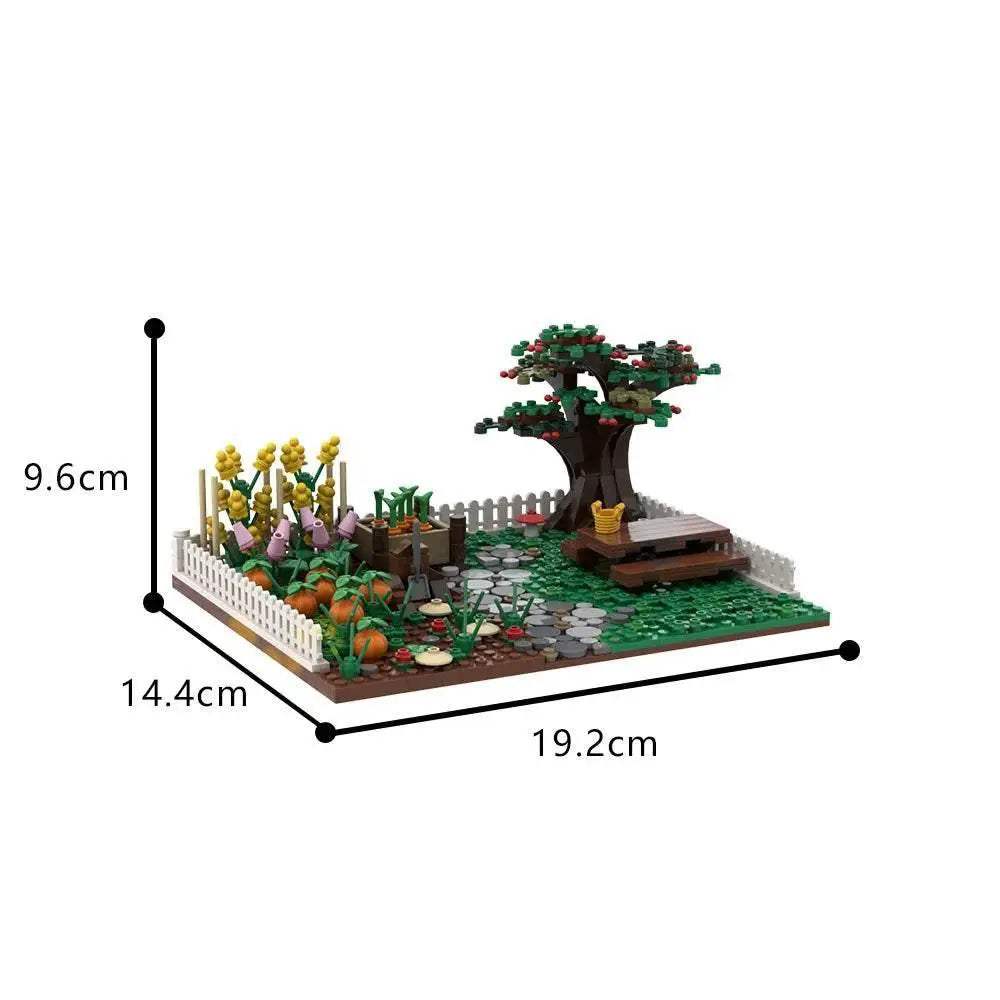 MOC-117694 Garden Building Blocks Plant Bonsai Tree DIY Gift Building Bricks MOC - ToylandEU