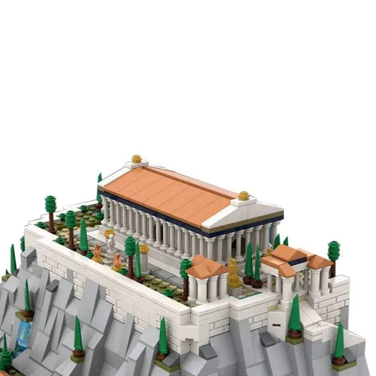 MOC-117805 Greece Acropolis Building Blocks Model Gift Building Bricks MOC - ToylandEU