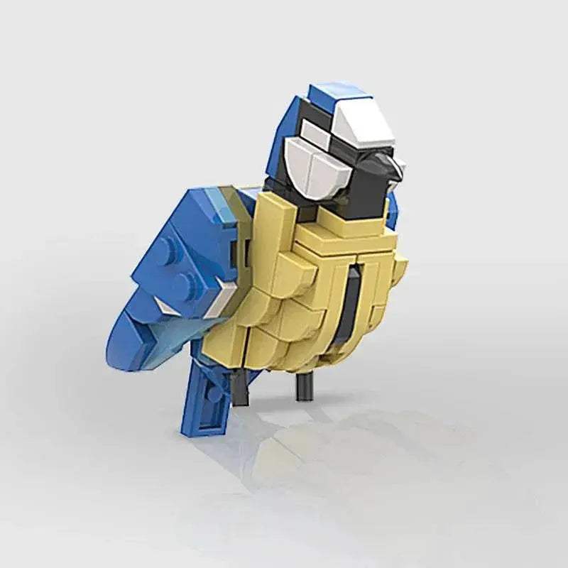 MOC-132640 Birds Blue Tit Redbreast Building Blocks Gift Building Bricks MOC - ToylandEU