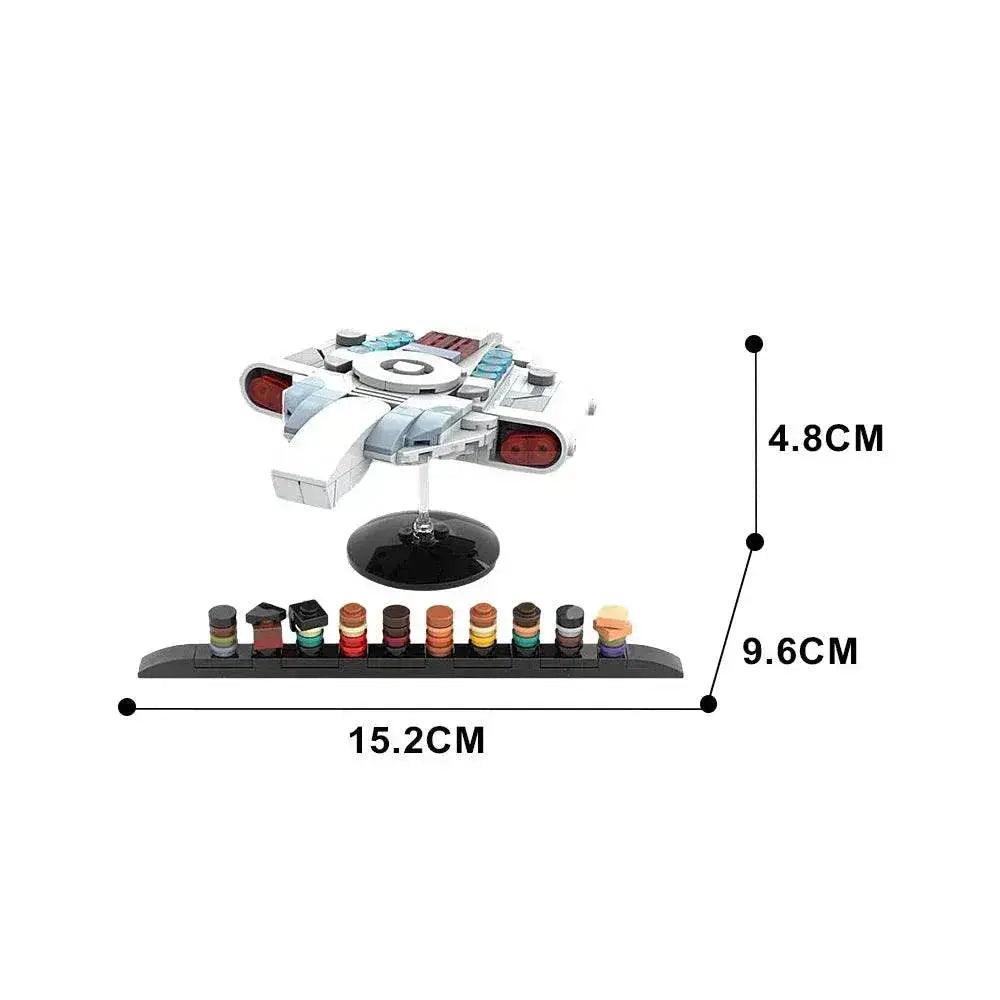  MOC MOC-161928 Space Trek DS9 Building Blocks USS Defiant Model Building Bricks MOC -  ToylandEU™