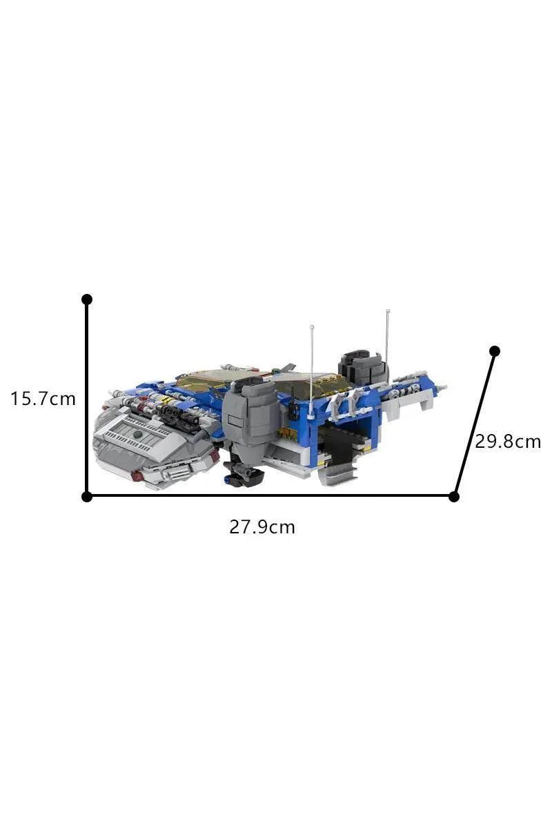  MOC MOC-171617 MPV Reliant Spaceship Model Building Blocks Building Bricks MOC Gift -  ToylandEU™