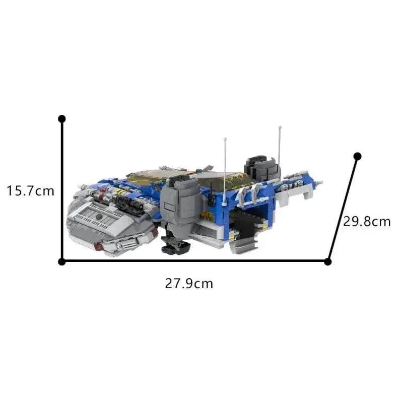  MOC MOC-171617 MPV Reliant Spaceship Model Building Blocks Building Bricks MOC Gift -  ToylandEU™