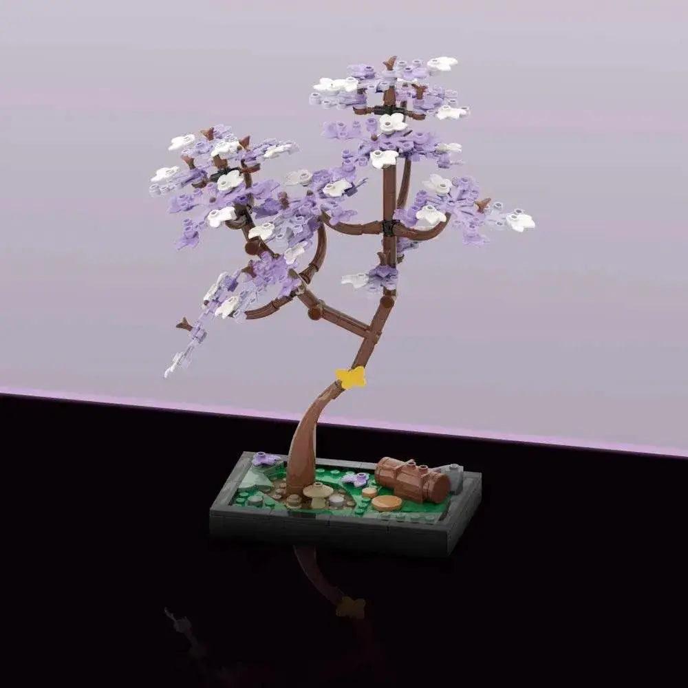  MOC MOC-185280 Blossomed Jacaranda Tree Diorama Building Blocks Building Bricks MOC -  ToylandEU™
