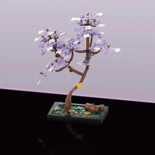  MOC MOC-185280 Blossomed Jacaranda Tree Diorama Building Blocks Building Bricks MOC -  ToylandEU™