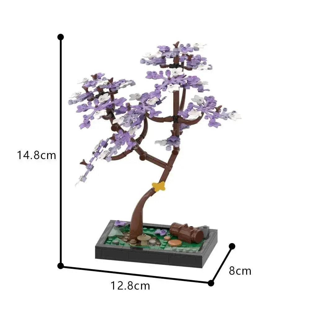  MOC MOC-185280 Blossomed Jacaranda Tree Diorama Building Blocks Building Bricks MOC -  ToylandEU™