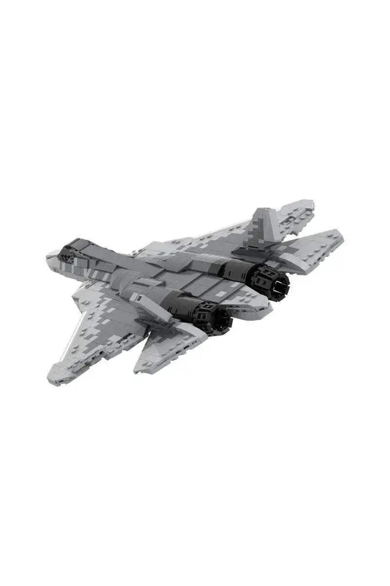 MOC-186106 Su - 57 Felon Fighter Model Building Blocks Building Bricks MOC - ToylandEU