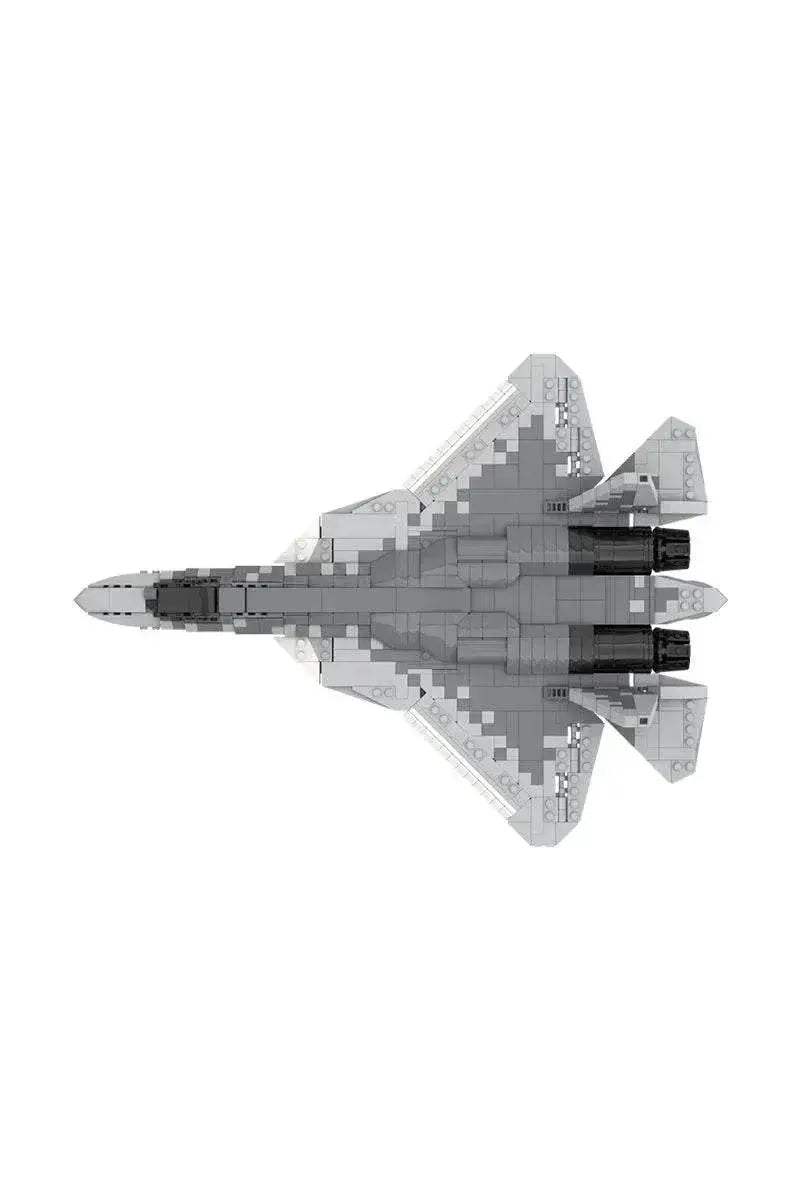 MOC-186106 Su - 57 Felon Fighter Model Building Blocks Building Bricks MOC - ToylandEU