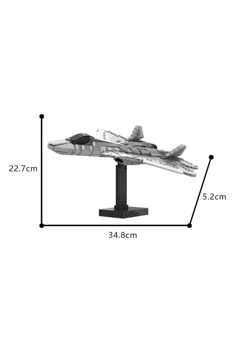  MOC MOC-186106 Su - 57 Felon Fighter Model Building Blocks Gift Building Bricks MOC -  ToylandEU™
