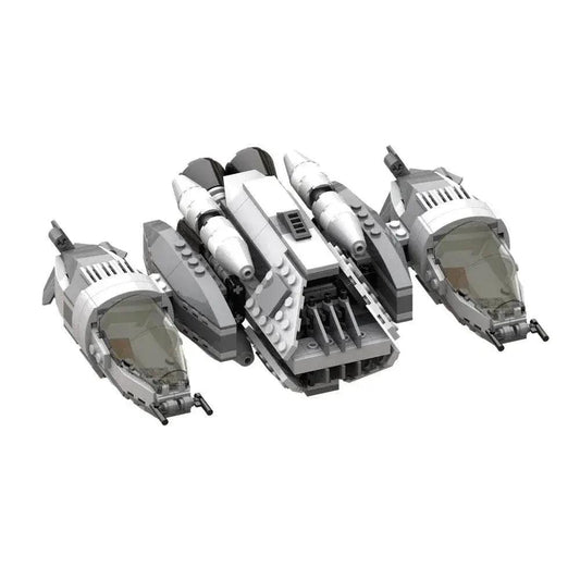  MOC MOC-188625 B-Wing-Striker Building Blocks Space Battleship Building Bricks MOC -  ToylandEU™