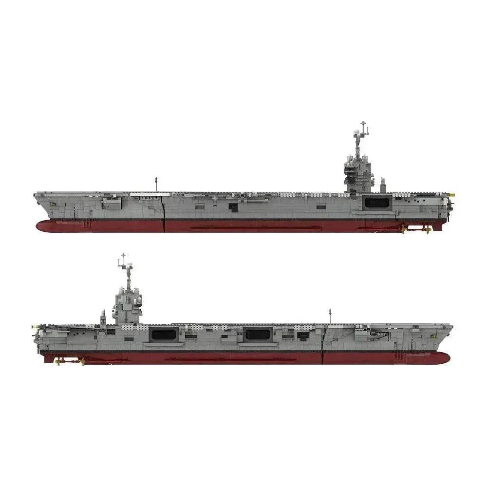  MOC MOC-192566 CVN-78 Battleships Model Building Blocks Gift Building Bricks MOC -  ToylandEU™