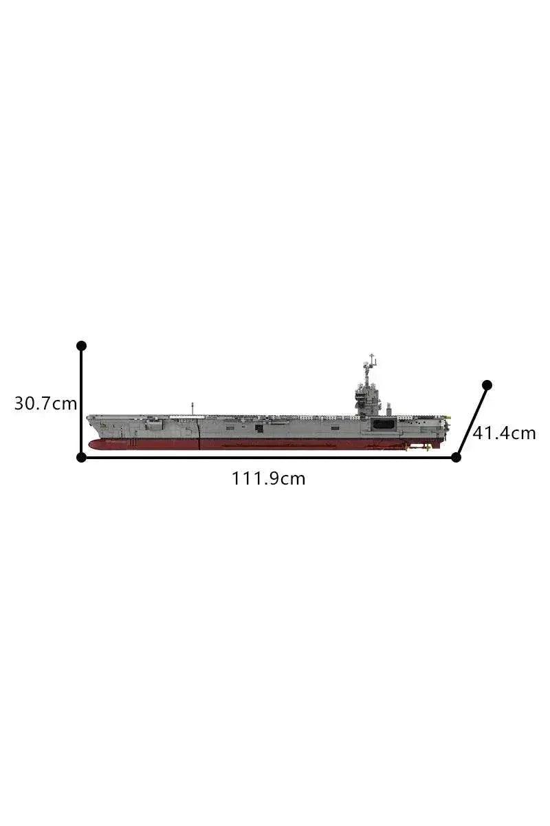 MOC MOC-192566 CVN-78 Battleships Model Building Blocks Gift Building Bricks MOC -  ToylandEU™