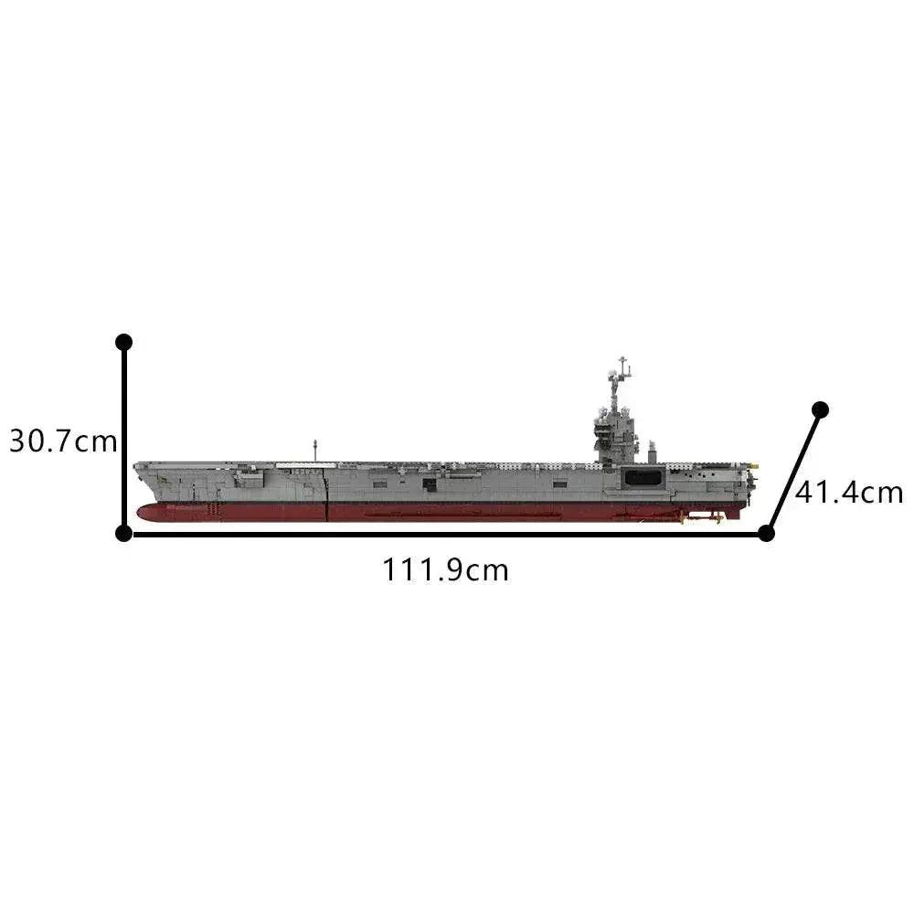 MOC MOC-192566 CVN-78 Battleships Model Building Blocks Gift Building Bricks MOC -  ToylandEU™