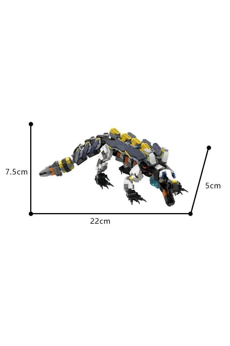MOC-193042 Snapmaw Model Building Blocks Crocodile Mecha Building Bricks MOC - ToylandEU