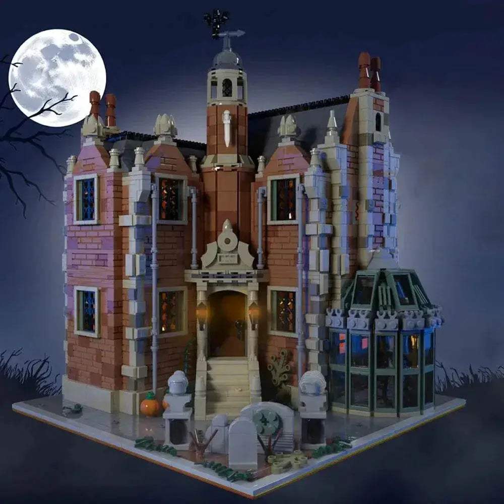 MOC-195520 Modular Haunted Mansion Building Blocks Building Bricks MOC Gift - ToylandEU