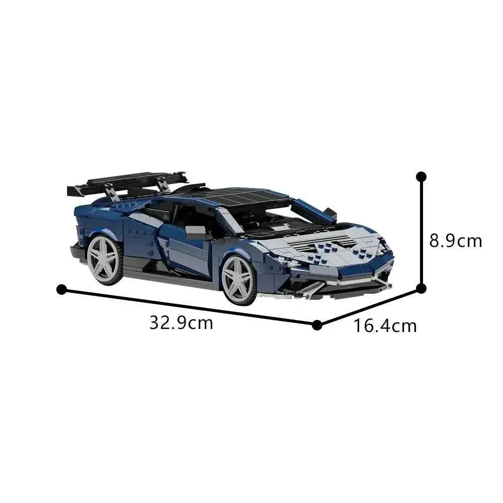  MOC MOC-197774 Gallardo Style Huracan STO Model Building Blocks Building Bricks MOC -  ToylandEU™