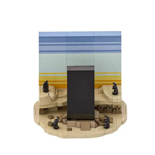 MOC 2001 A Space Odyssey Postcard Model Building Blocks Gift Building Bricks MOC - ToylandEU