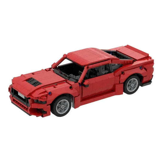  MOC MOC 2025 Ford Mustang GT Model Building Blocks Red Luxury Sports Car Assembly Brick Building Bricks MOC Adult Gift -  ToylandEU™