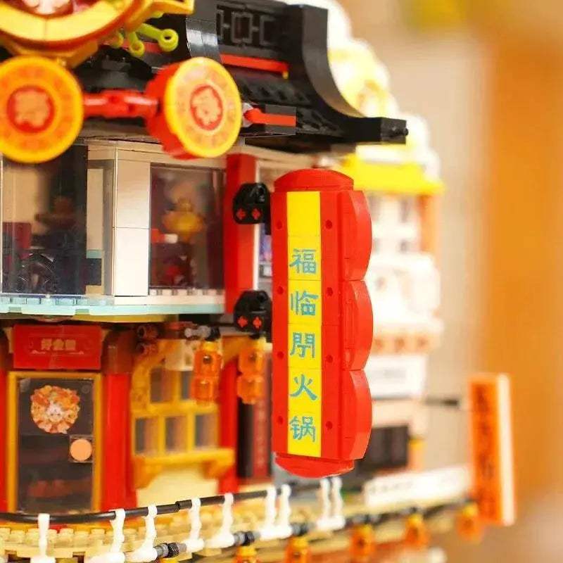  4653PCS Creative Expert City Street View Chinatown Model -  ToylandEU™