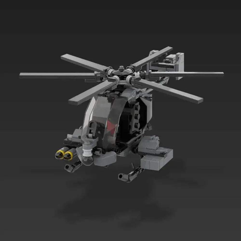 MOC AH-7 Notar Aircraft Model Building Blocks Building Bricks MOC Gift - ToylandEU