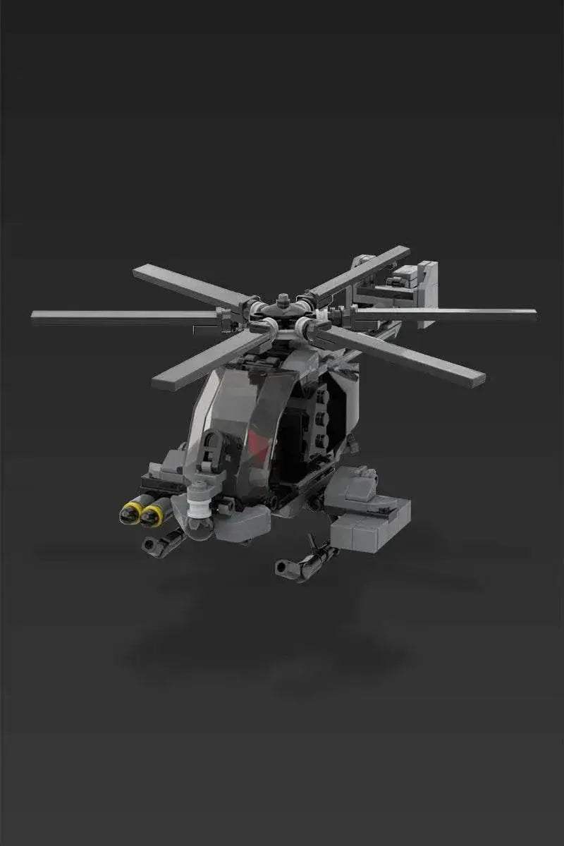MOC AH-7 Notar Aircraft Model Building Blocks Building Bricks MOC Gift - ToylandEU