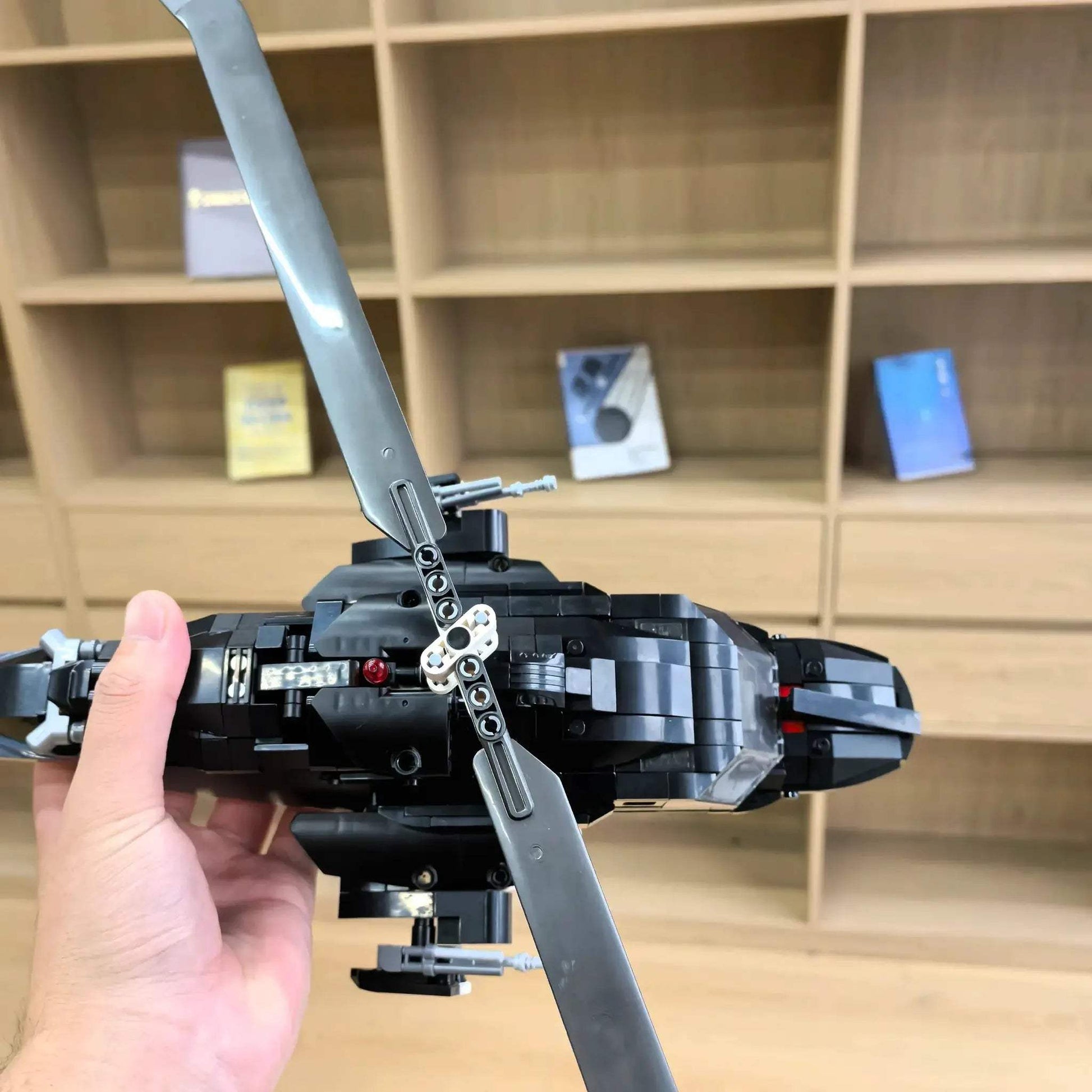 MOC MOC Airwolf Bell 222 Helicopter Lego Compatible Building Blocks DIY Assembly - ToylandEU