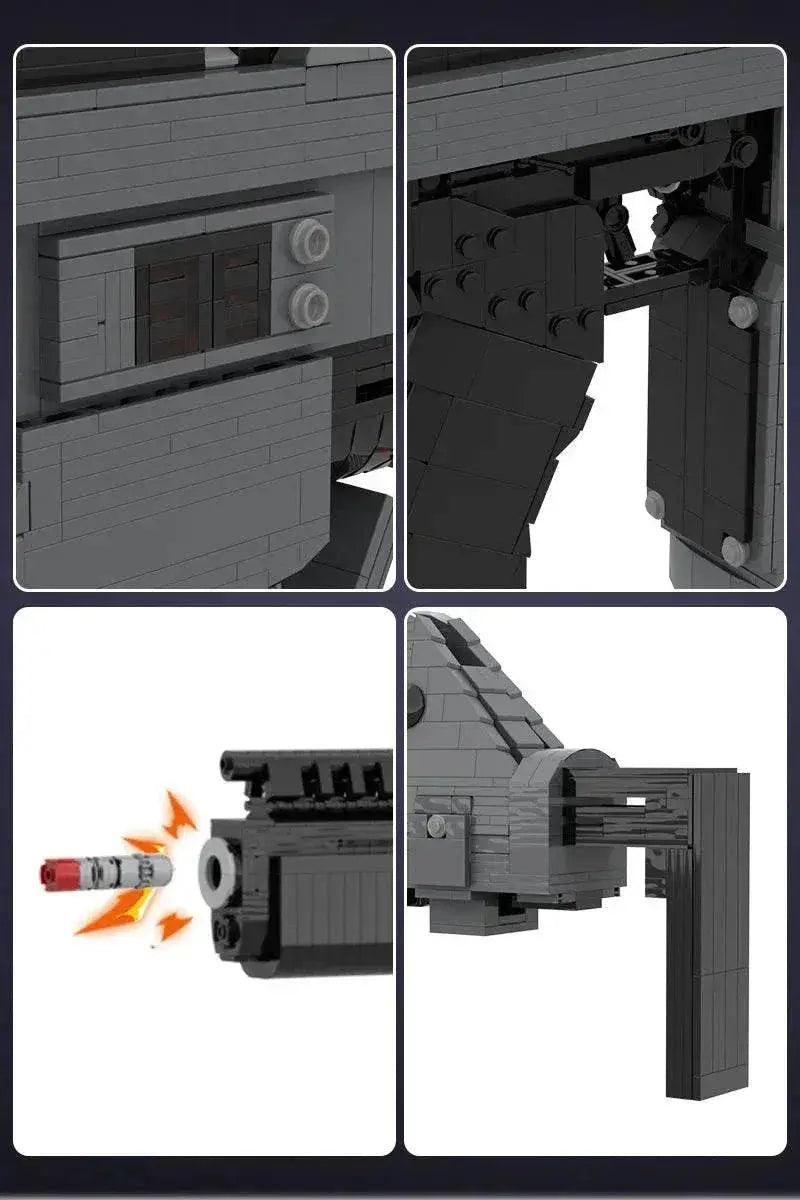  MOC MOC Aliens Movie M41A Pulse Rifle Model Building Blocks Gift Building Bricks MOC -  ToylandEU™