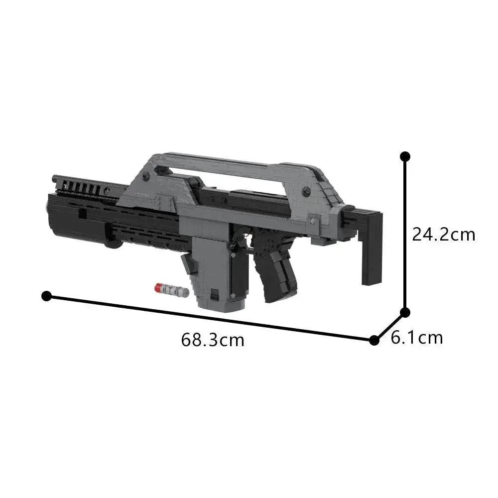  MOC MOC Aliens Movie M41A Pulse Rifle Model Building Blocks Gift Building Bricks MOC -  ToylandEU™