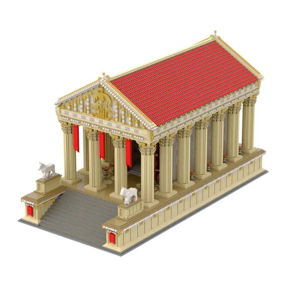  MOC MOC Ancient Roman Temple Model Building Blocks Gift Set Building Bricks MOC -  ToylandEU™