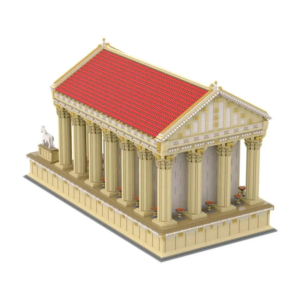  MOC MOC Ancient Roman Temple Model Building Blocks Gift Set Building Bricks MOC -  ToylandEU™