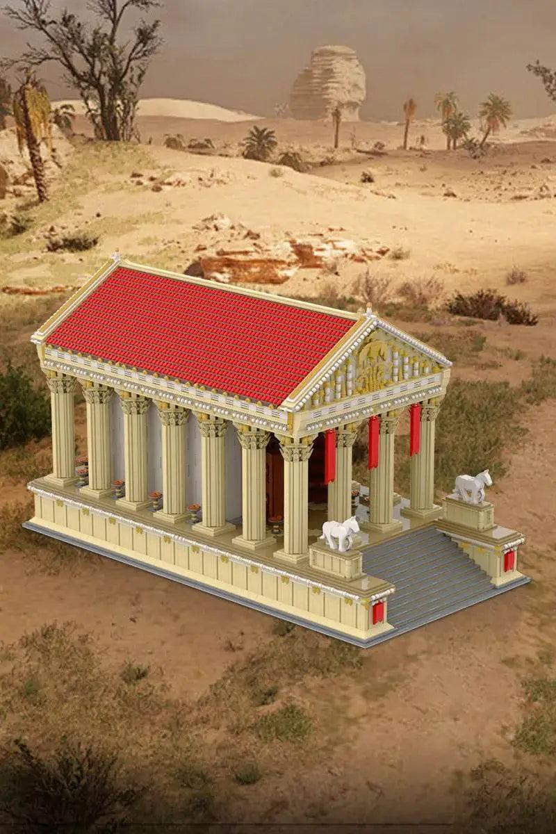  MOC MOC Ancient Roman Temple Model Building Blocks Gift Set Building Bricks MOC -  ToylandEU™