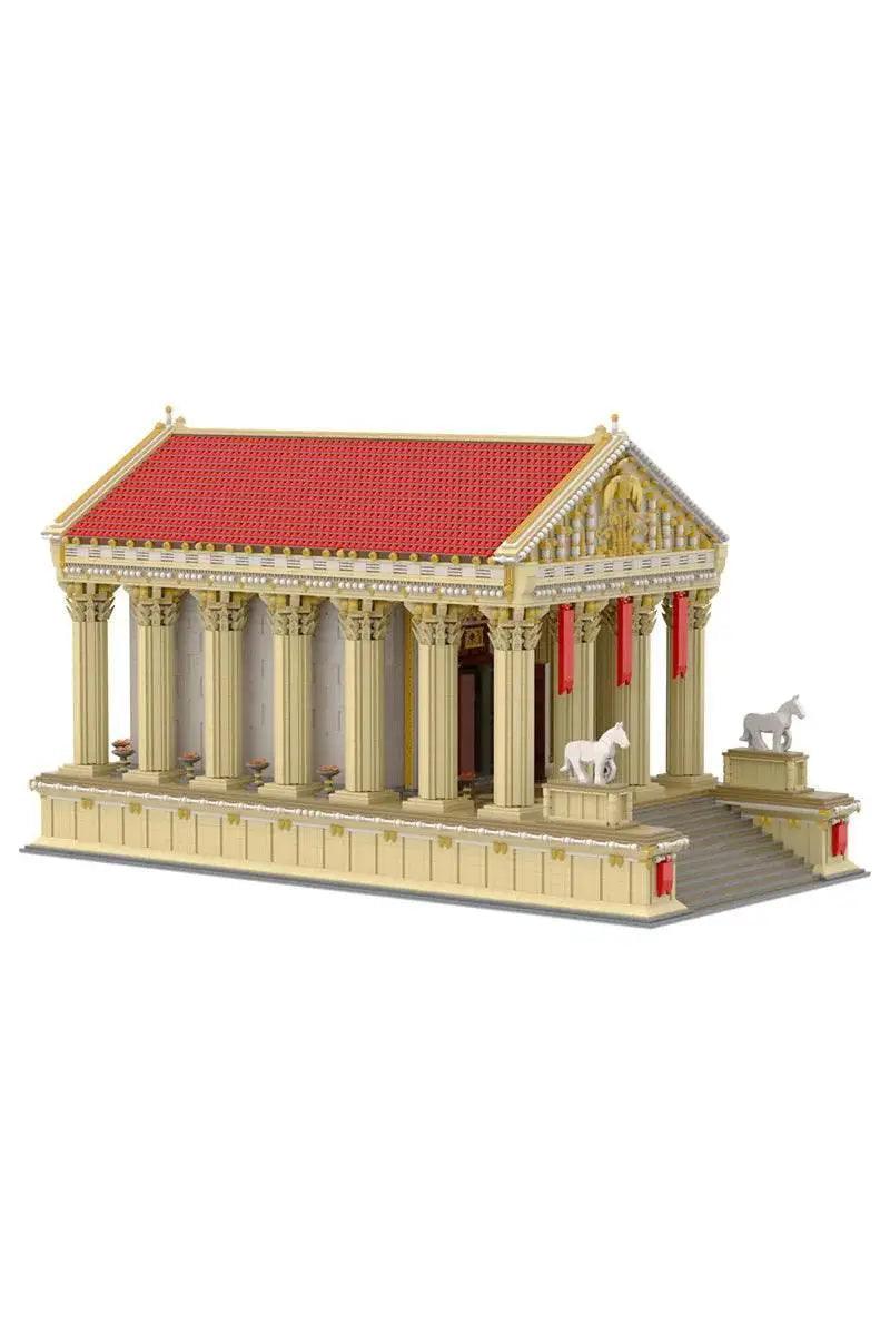  MOC MOC Ancient Roman Temple Model Building Blocks Gift Set Building Bricks MOC -  ToylandEU™