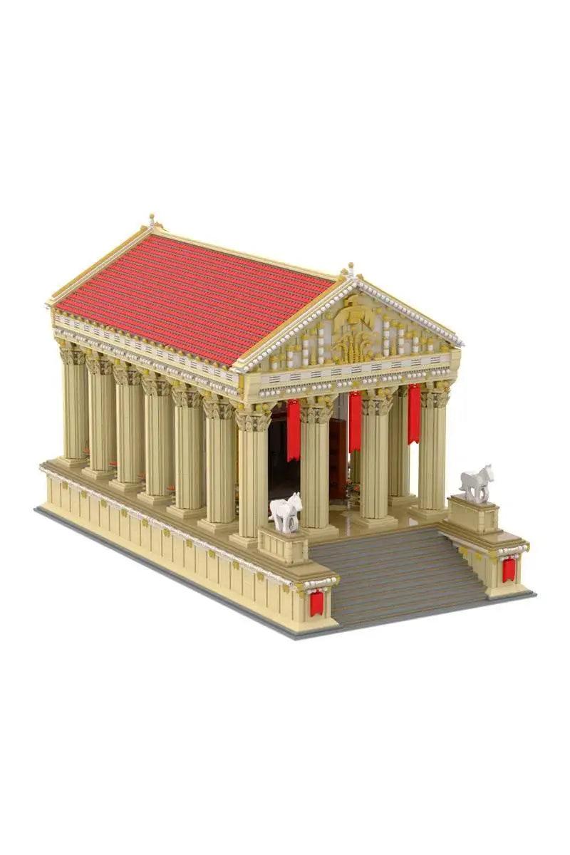  MOC MOC Ancient Roman Temple Model Building Blocks Gift Set Building Bricks MOC -  ToylandEU™