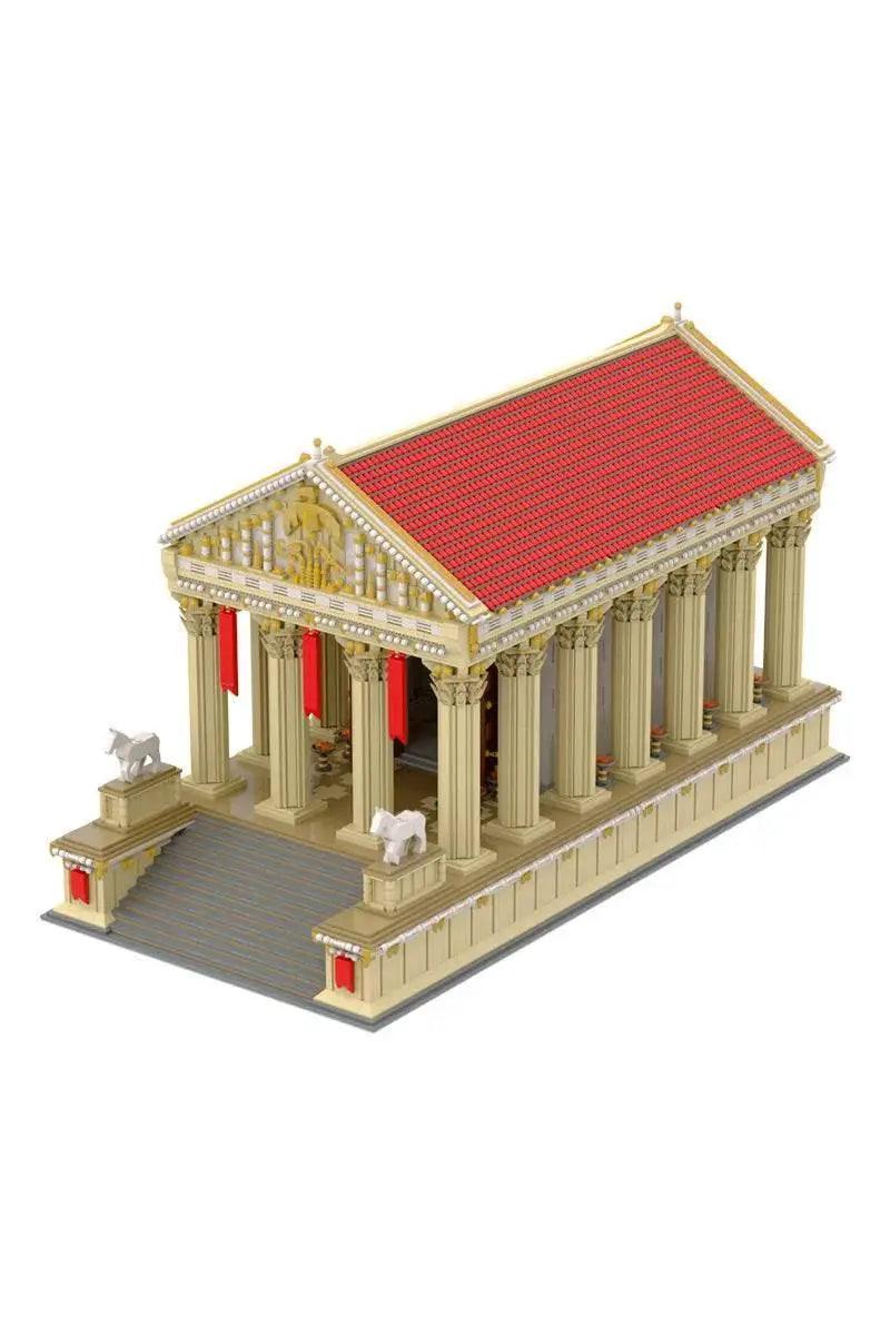  MOC MOC Ancient Roman Temple Model Building Blocks Gift Set Building Bricks MOC -  ToylandEU™