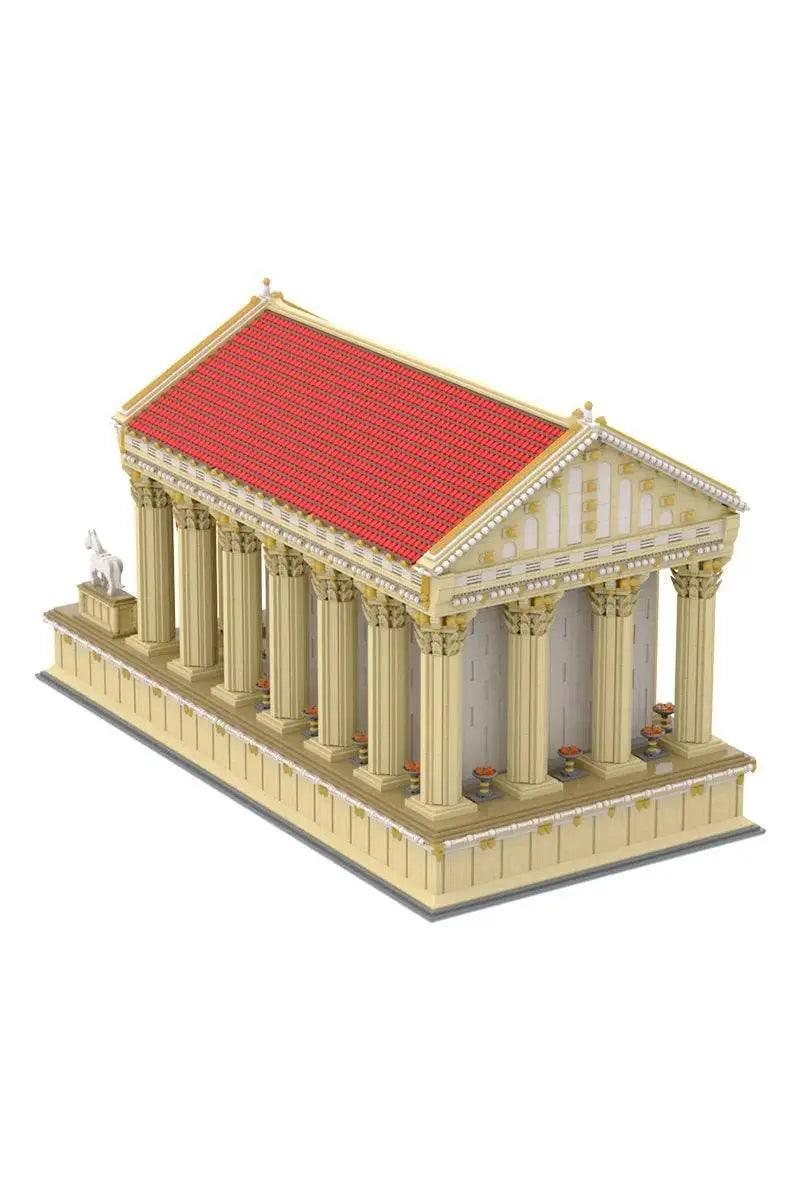  MOC MOC Ancient Roman Temple Model Building Blocks Gift Set Building Bricks MOC -  ToylandEU™