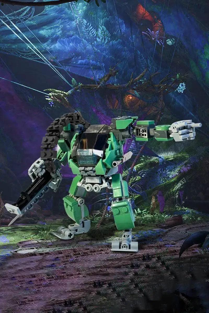  MOC MOC Avatars AMP Mecha Model Building Blocks Green Robot Gift Building Bricks MOC -  ToylandEU™