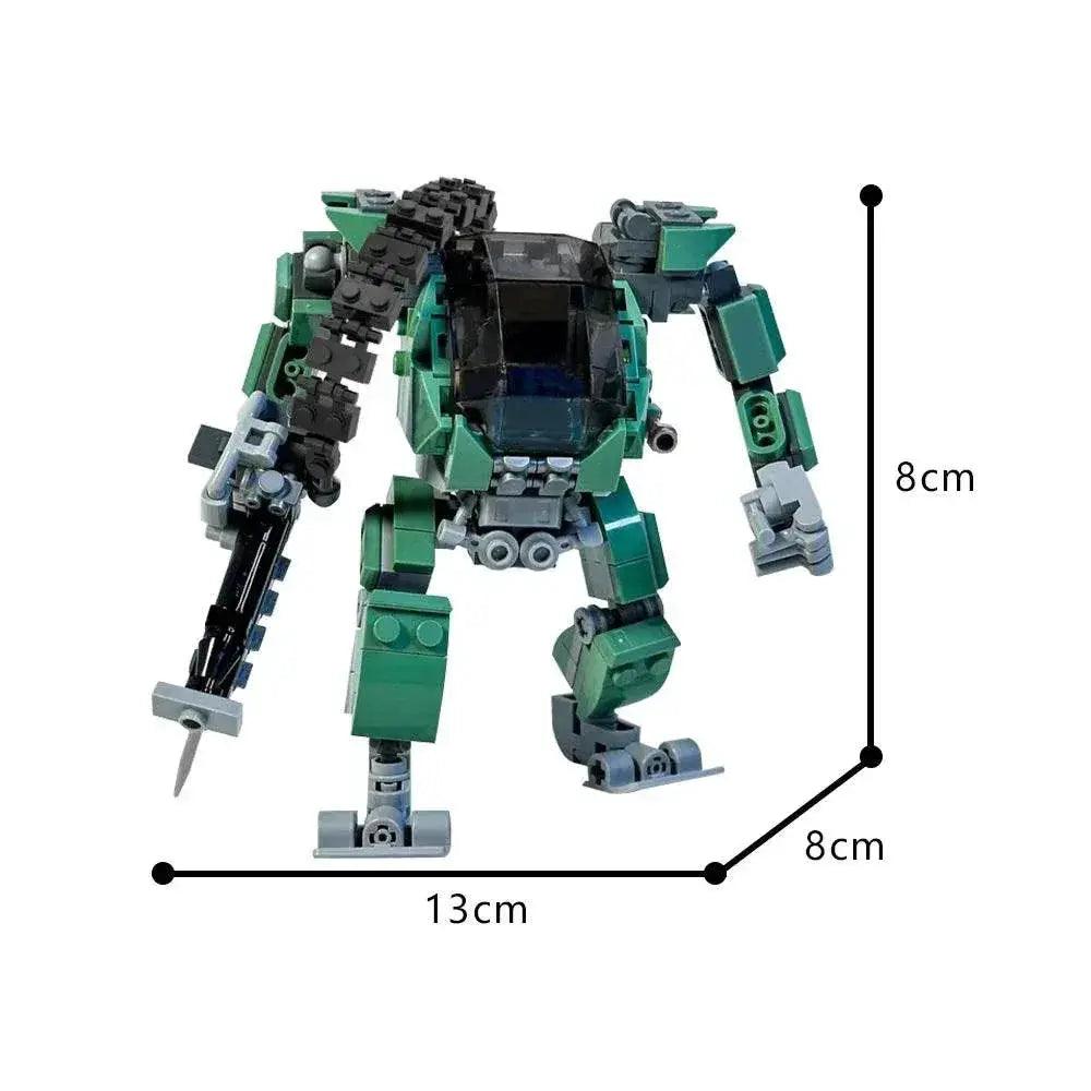  MOC MOC Avatars AMP Mecha Model Building Blocks Green Robot Gift Building Bricks MOC -  ToylandEU™